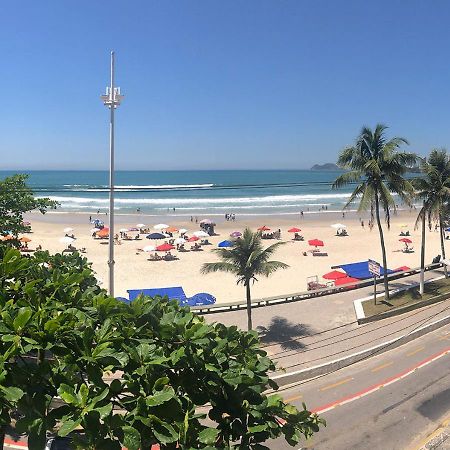 Apto Enorme Pe Na Areia, Vista Linda C/ Academia E Sauna Guarujá Exterior foto