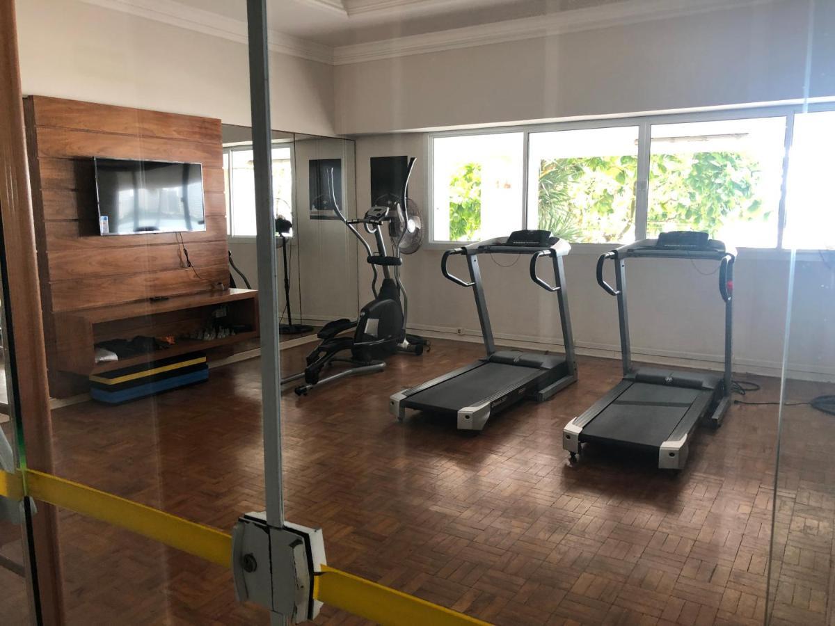 Apto Enorme Pe Na Areia, Vista Linda C/ Academia E Sauna Guarujá Exterior foto