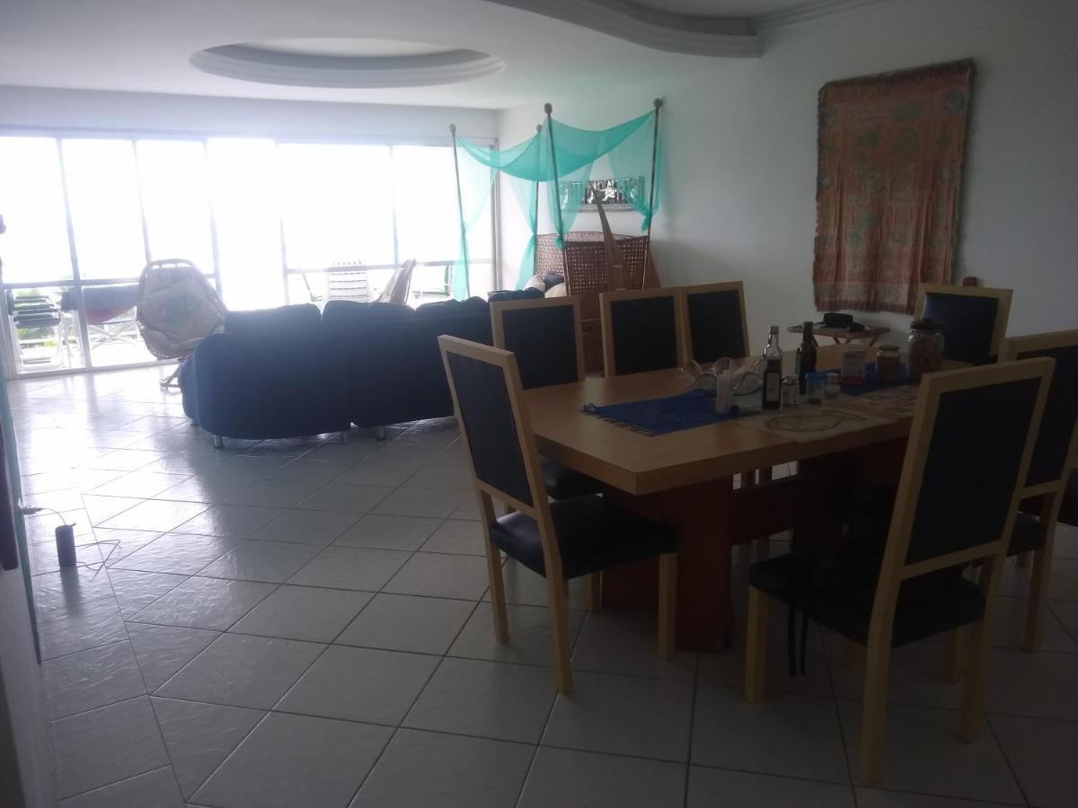 Apto Enorme Pe Na Areia, Vista Linda C/ Academia E Sauna Guarujá Exterior foto